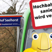 Hochbahnsteig "Stadtfriedhof Seelhorst" - Sanierung dauert länger – Hochbahnsteig Stadtfriedhof Seelhorst