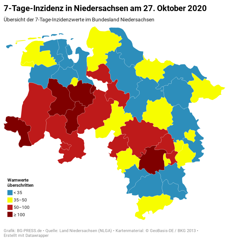 Tagesupdate der Zahlen zu den Covid-19 Infektionen in ...