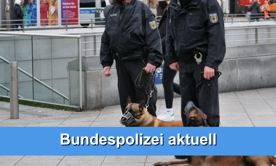 Bundespolizei mit Diensthunden