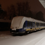 Aktuelle Verkehrslage im Zugverkehr von metronom, erixx & enno – ERIXX im Schnee