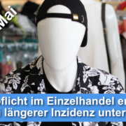 Keine Testpflicht mehr im Einzelhandel bei längerfristiger Inzidenz unter 50 – Maskenpflicht bleibt – Testpflicht Einzelhandel