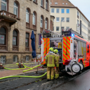 Kellerbrand in der Innenstadt