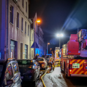 Brand in einem Wohnhaus in der Charlottenstraße in Linden – BGPress 9989