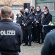 Gedenken für getötete Polizeibeamtin und Polizeibeamten