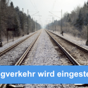 Zugverkehr im Norden Deutschland weiter eingestellt - Erkundungsfahrten laufen – Zugverkehr eingestellt