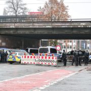 Polizeisperre an der Schützenallee
