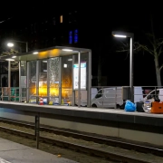 Zersplitterte Scheibe