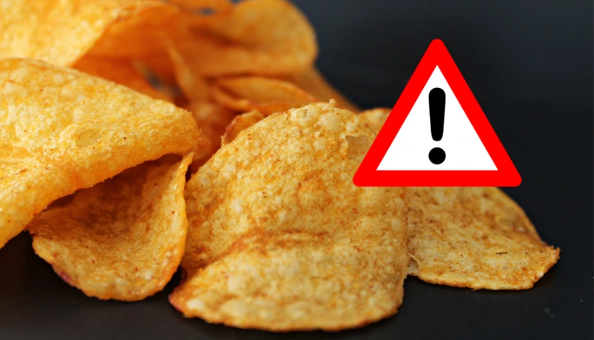 Gesundheitswarnung Hot Chip