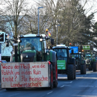 Landwirte Protest
