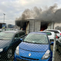 Großbrand KFZ-Werkstatt