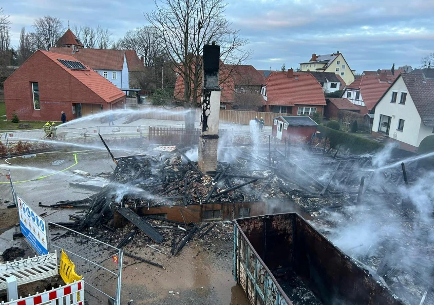 Brand in Grasdorf