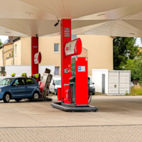 Flüssiggasaustritt auf Tankstelle