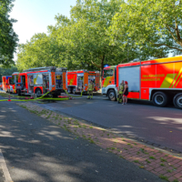 Feuerwehr im Löscheinsatz