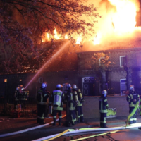 Dachstuhlbrand in Garbsen