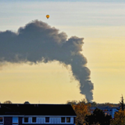 Rauchwolke über Hannover