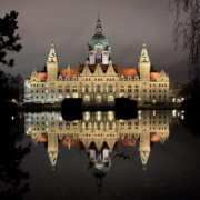 Neues Rathaus LED Lichter