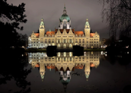 Neues Rathaus LED Lichter