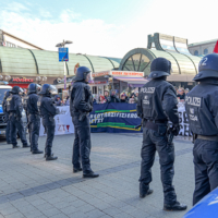 Polizei Demo