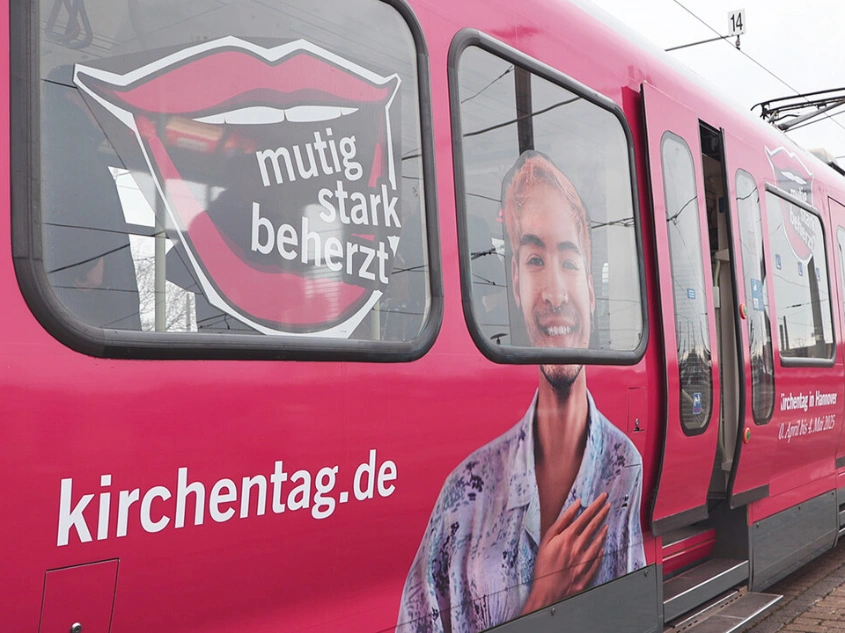 Stadtbahn zum Kirchentag