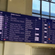 Anzeigetafeln Hauptbahnhof