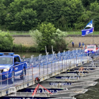 Pontonbrücke THW