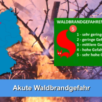 Waldbrandstufe 5