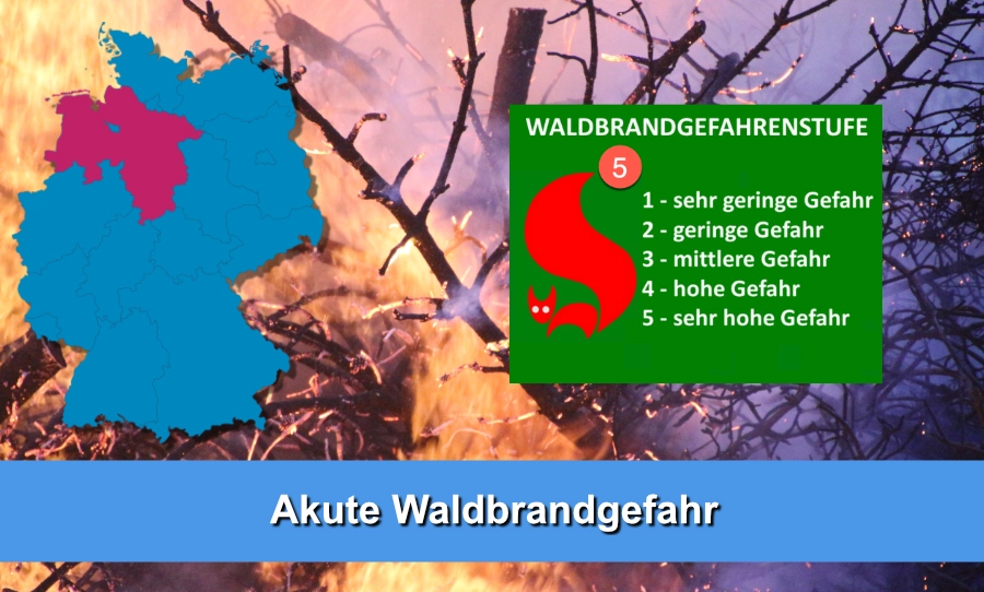 Waldbrandstufe 5