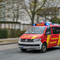 Feuerwehr auf Einsatzfahrt