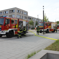 Feuer an UNI in Garbsen