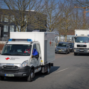 Katastrophenschutz Einsatzfahrzeuge des DRK
