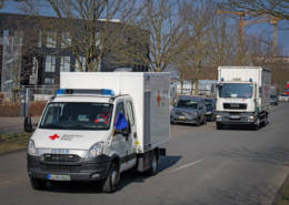 Katastrophenschutz Einsatzfahrzeuge des DRK
