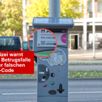 Parkautomat Betrugsfalle