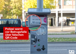 Polizei warnt vor QR-Code-Betrug an Parkautomaten Parkautomat Betrugsfalle