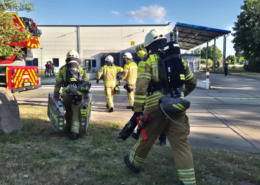 Feuerwehr Langenhagen trainiert Ernstfall bei Reemtsma Feuerwehr Langenhagen übt
