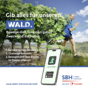 Sportliche Challenge für 1.000 Bäume im Deister Wald App