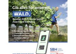 Sportliche Challenge für 1.000 Bäume im Deister Wald App