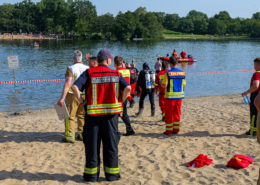 Großeinsatz am Silbersee – Person wohlbehalten gefunden Großeinsatz für Feuerwehr und DLRG am Silbersee