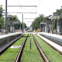 Hochbahnsteig Alter Flughafen