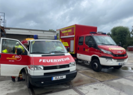 Storch in Lehrte löst Feuerwehreinsatz aus Tierrettung Storch