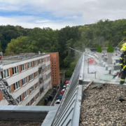 Dachbrand am Krankenhaus Gehrden