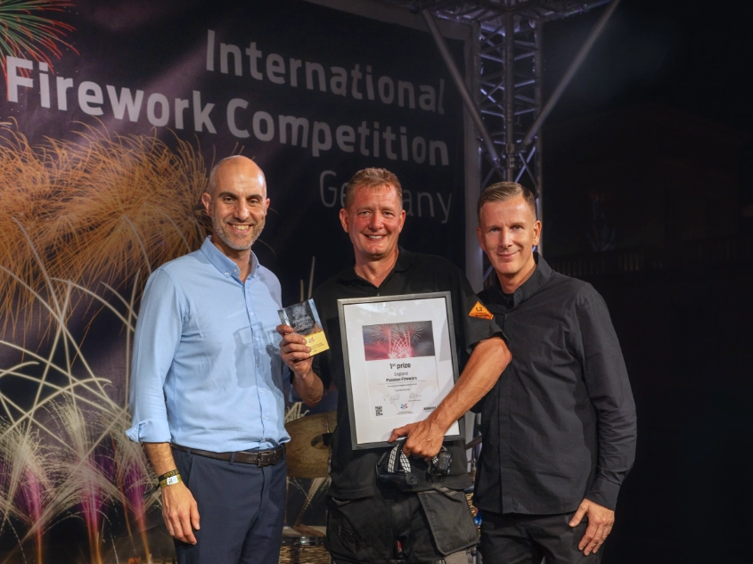 England gewinnt Feuerwerkswettbewerb 2025