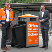 Neue Abfallbehälter