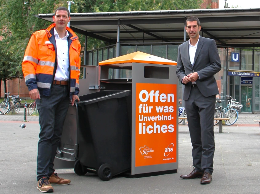 Neue Abfallbehälter