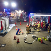 Gefahrgutübung der Feuerwehr