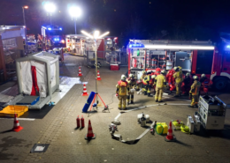 Gefahrgutübung der Feuerwehr