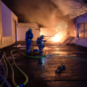 Feuer im Schlachthof
