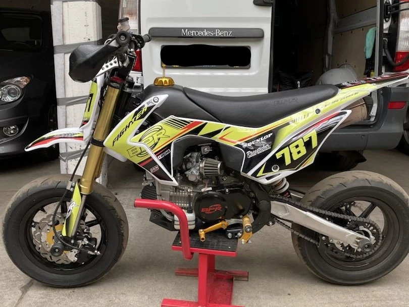 Gestohlenes Motorrad