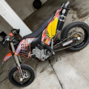 Gestohlenes Motorrad