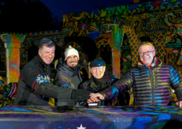 Start zur Lichtershow Christmas Garden 2025