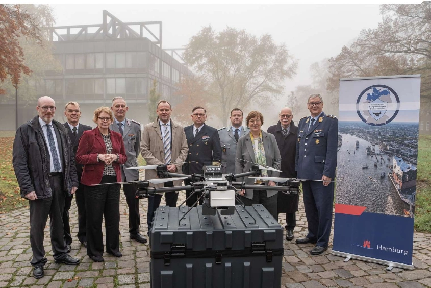 Norddeutsche Länder starten gemeinsame Drohnenabwehr Gruppenfoto